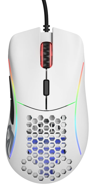 Glorious Mouse PC Gaming Race Model D 12000 DPI White Matte - Gd-white — image 1