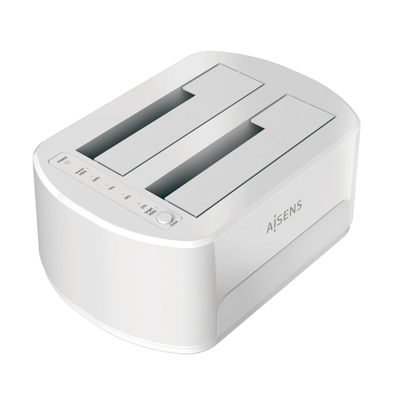 Aisens Docking Station Drives Hard USB 3.0/3.1 GEN1 - Clone - White