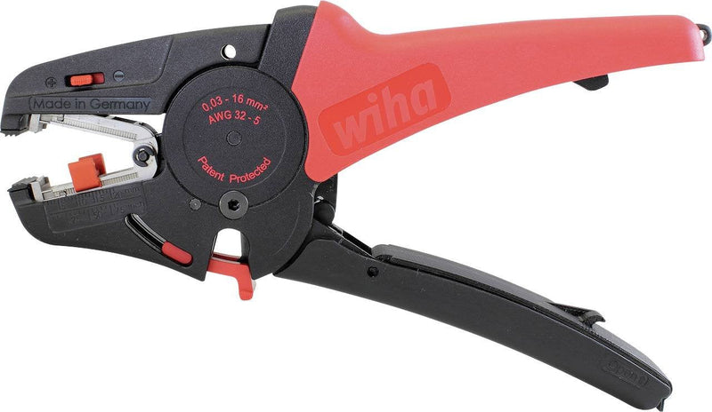Wiha Tool Pelacables Automática , Pliers Pelacables Black/Red Up To 16MM²)