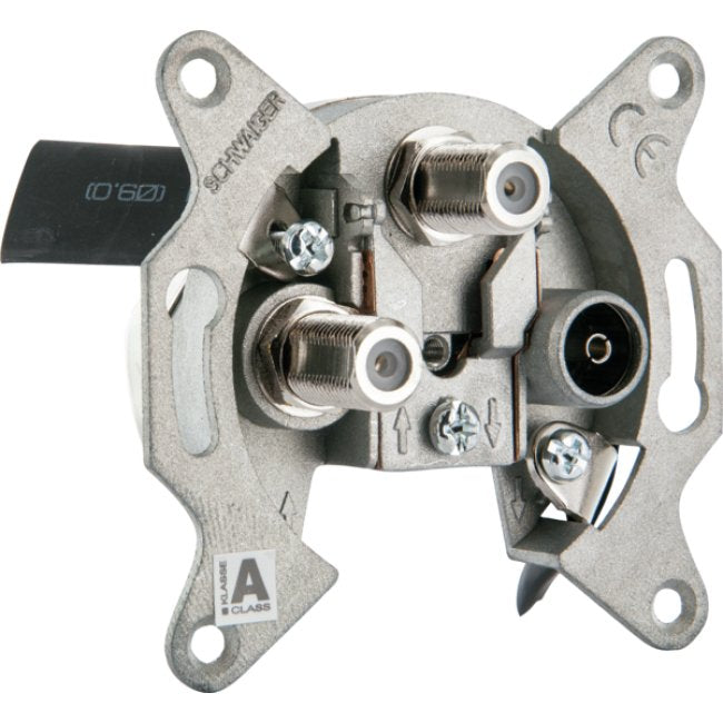 Schwaiger Socket Única Dos Conexiones Sat-zf 2 dB