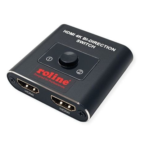 Roline 4K HDMI Switch, 2VÍAS, Bidirektional