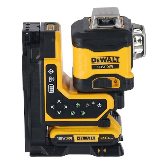 Dewalt Láser Multilínea a Battery 3X360° DCLE34035D1, 18 Voltios, With Control Remote Láser Líneas Cruzadas Bl