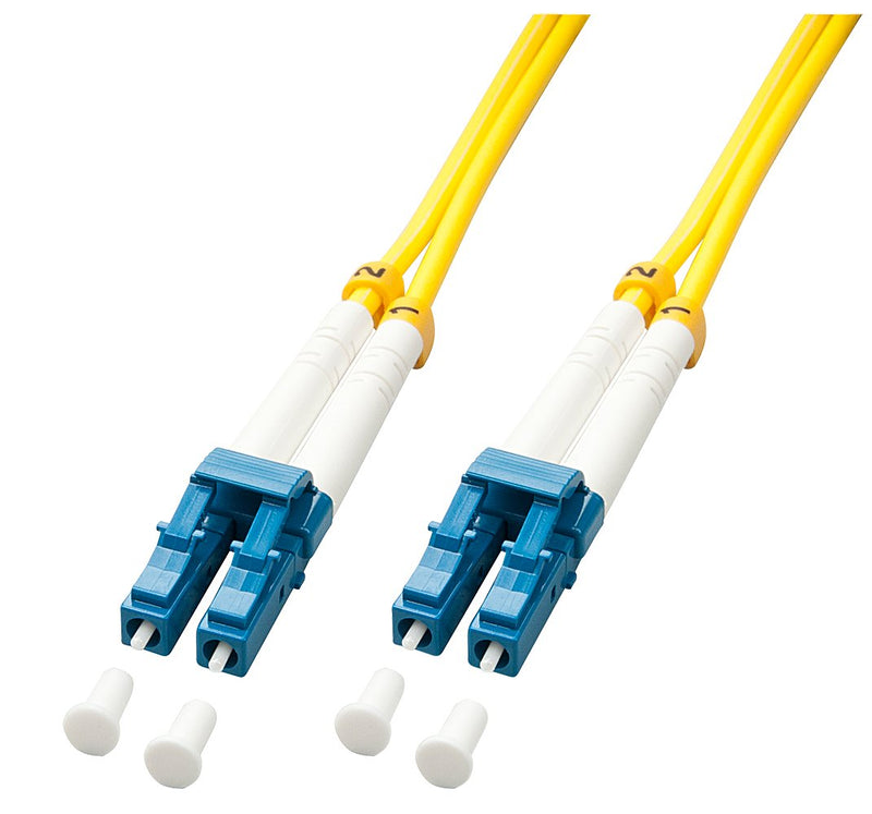 Lindy 47450 Cable Fibre Optic 1M Lc OS2 Yellow