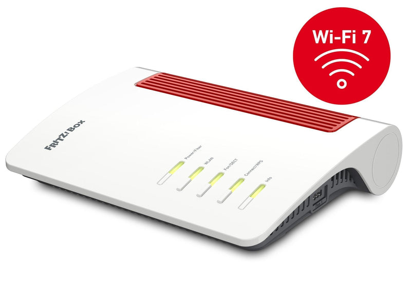 Router Wireless Box 5690 2.5 Gigabit Ethernet Double Band (2,4GHZ 5GHZ) Red White