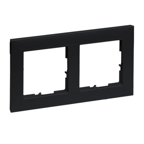 Legrand 765372 Seano 2-VÍAS Frame In Der Finish Colour Black Lackiert