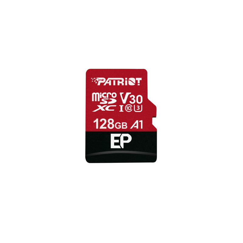 Patriot Micro-sd 128GB Ep Series Sdxc V30, 100MBS/80MBS