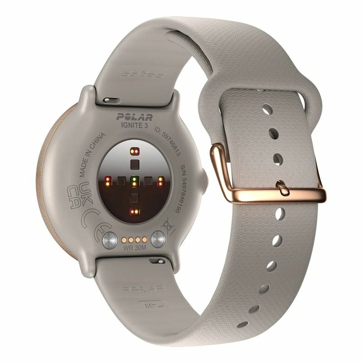 Polar Smartwatch Polar Ignite 3 Silver 1,28"