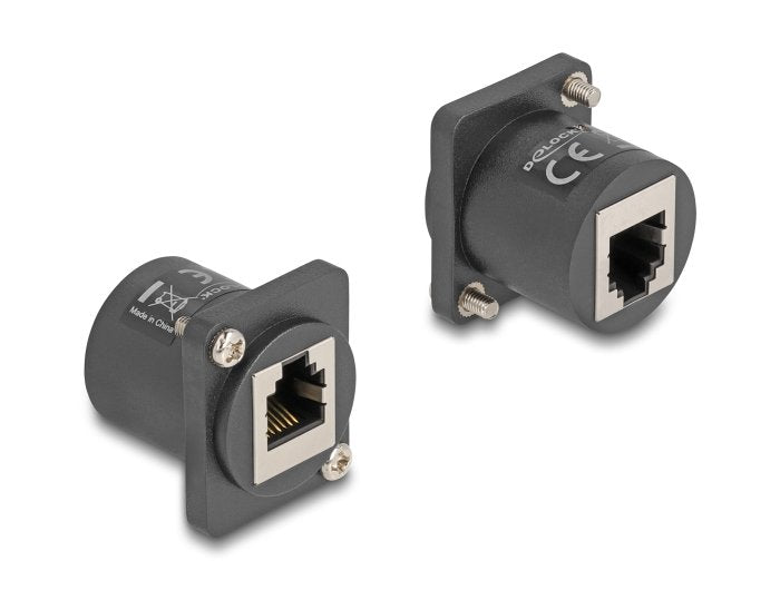 Delock 88107MÓDULO Type-d RJ12 Female a Female With Screws Black