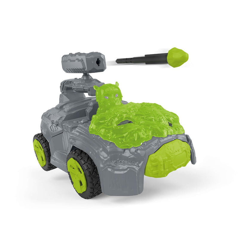 Schleich Eldrador Creatures Crashmobile Piedra With Mini Criatura, Figure Toy 42670