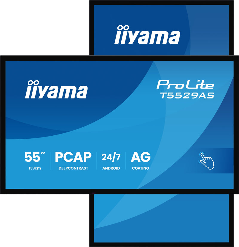 Iiyama T5529AS-B1AG Screen Señalización Panel Flat Interactivo 138,7CM (54.6) LED Wi-Fi 500 Cd / M² 4K Ultra H