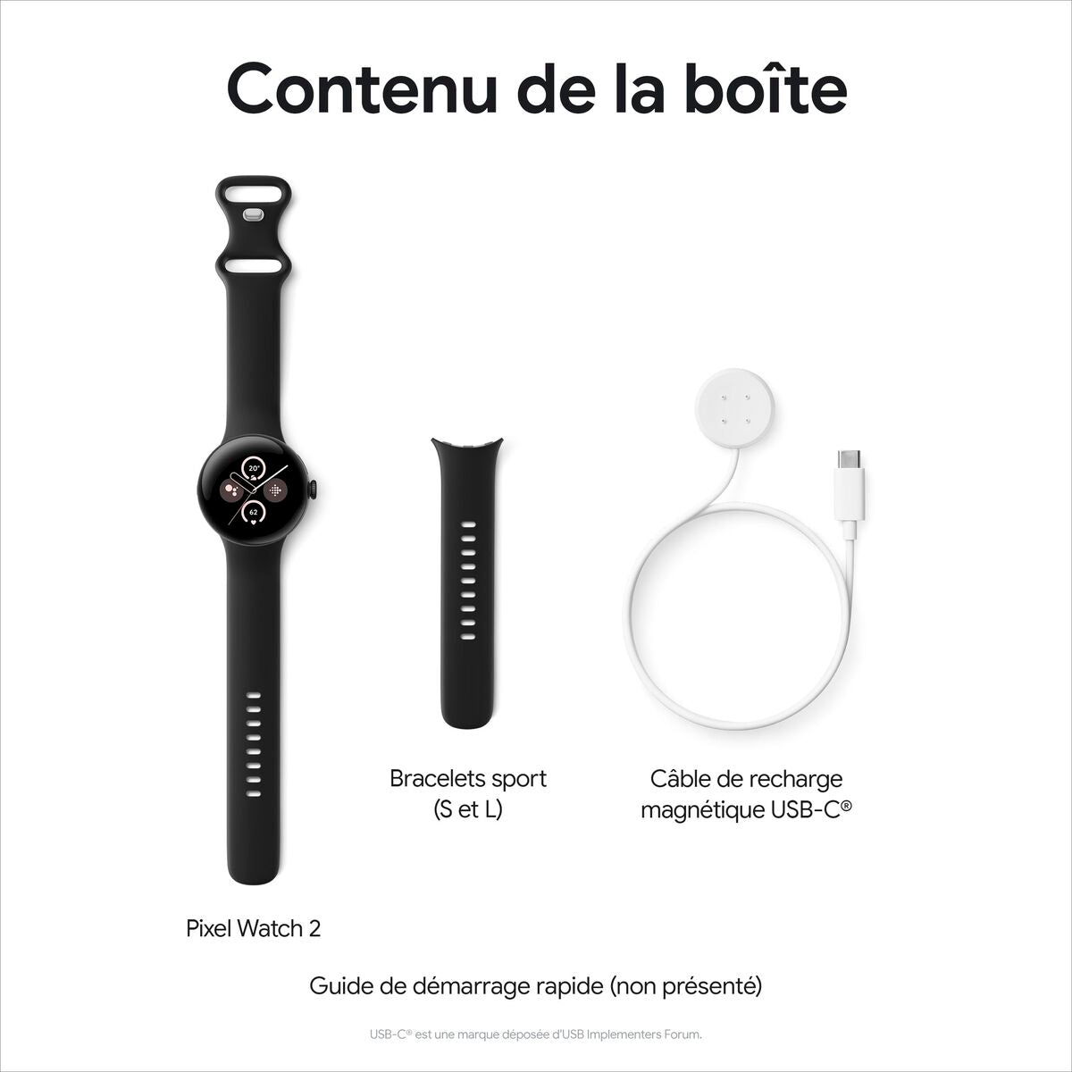 Google Smartwatch Google Pixel Watch 2 Black 1,2" 41 Mm Ø 41 Mm
