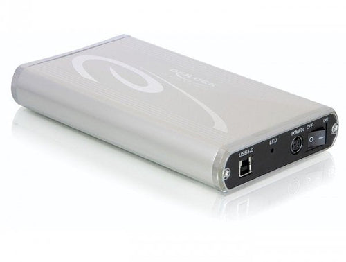 Delock 42478 Box External Hard Drive 3.5 Grey — image 1