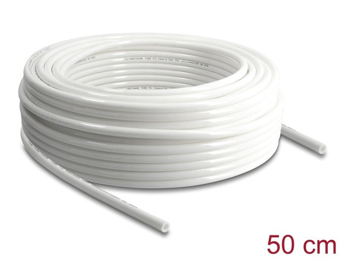 Delock Hose Neumática 10 X 6,5MM 50M Roll White