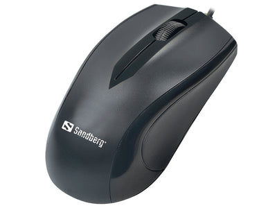 Sandberg Mouse USB 3 Buttons Black — image 1