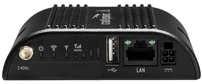 Cradlepoint Router IBR200-10M + Netcloud Essentials Wireless Ethernet Band Única (2,4GHZ) 4G Black