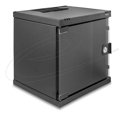 Delock 43422 10 Cabinet Network 6U With Door Glass Assembly Stand Or Wall 240MM Depth Capacity Car — image 1