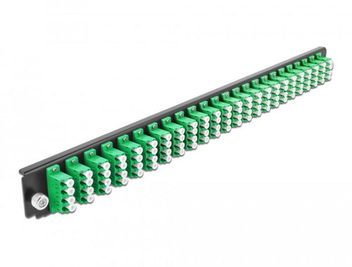 19? Lwl Box Of Empalme Fibre Panel Front 24 Port Lc Quad Green — image 1