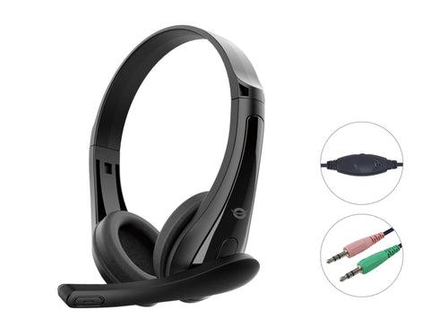 Conceptronic Headphones POLONA06B3T Jack 3.5MM 1.8M Black — image 1