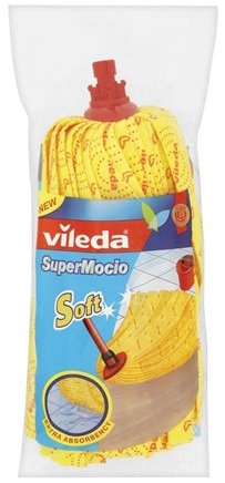 Vileda Supermocio Soft Mop Red Yellow