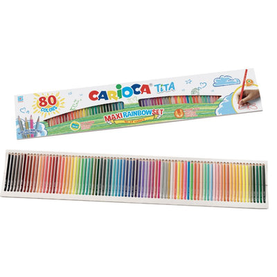 Carioca Pencils Colours Tita Maxi Rainbow Case 80U Surtidos — image 1
