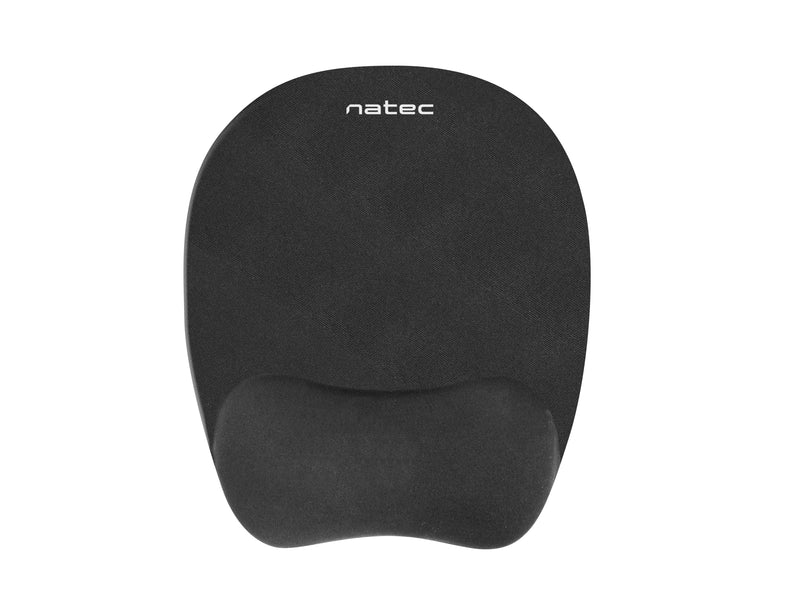 Natec Mouse Pad Ergonomic Relleno Espuma Memory Chipmunk, Black