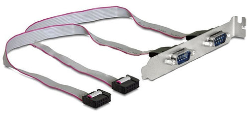 Delock Slot Bracket 2X Serial — image 1