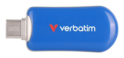 Verbatim Plectra Blue 128GB USB-C Flash Drive 30233 — image 1
