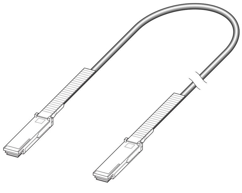 Extreme Networks Cable Ethernet 40GBASE-AOC Qsfp + a Qsfp + 10M Fibre Optic P/N: X695-48Y-8C-DC-R