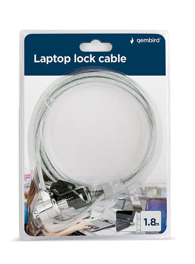 Gembird Padlock Security Laptop 1,80M LK-K-01 — image 1