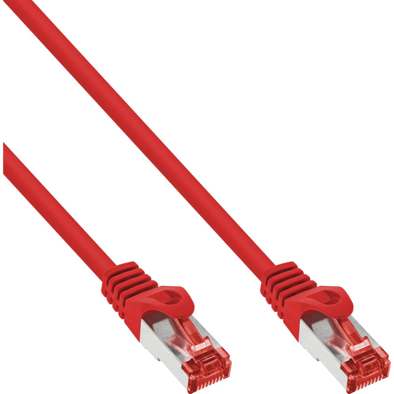 Inline Network Cable S/FTP Pimf CAT.6 250MHZ Pvc Cobre Red 0.25M