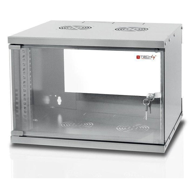 Techly I-case EL-1006G45 Cabinet Rack 6U Bastidor Wall Grey