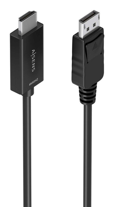 Aisens Cable Converter DisplayPort a HDMI 4K@60HZ, DP/M-hdmi/M, Black 2.0M — image 1