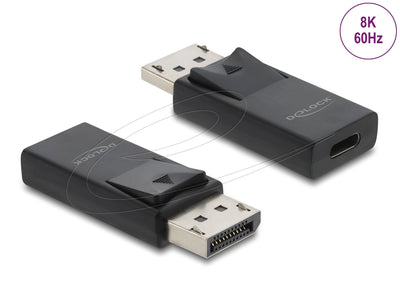 Delock USB Type-c™ a DisplayPort Adapter 8K With Hdr And Hdcp Stand — image 1