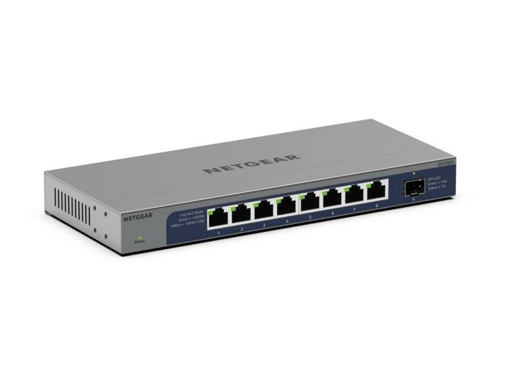 8-PORT Unmanaged Gigabit Switch - 8X 1G Ethernet + 1X Sfp +