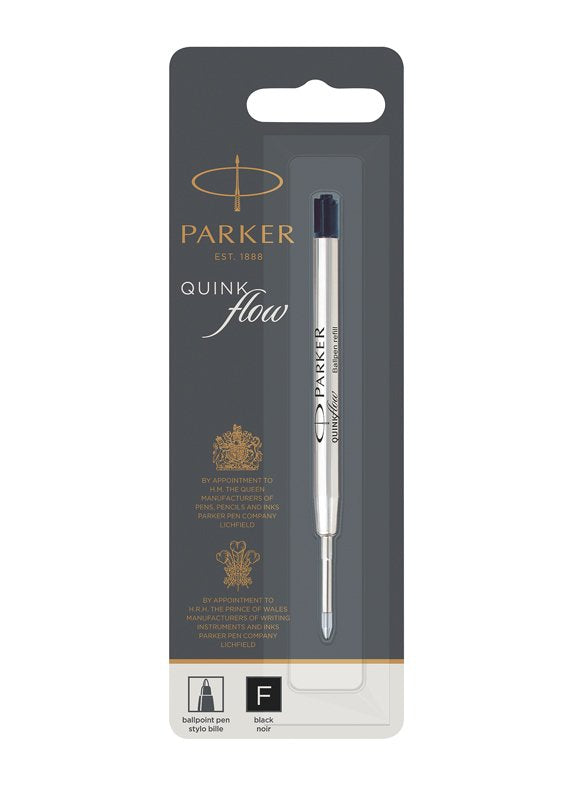 Parker Replacement For Pen Quinkflow Punta Bola F Black -blister-