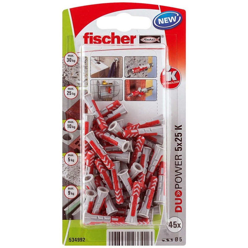 Fischer Blister 45 Tacos Duopower 5X25 534992