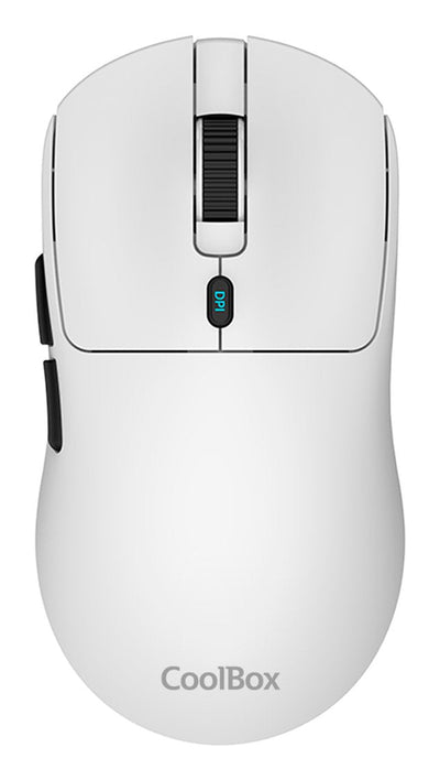 Coolbox Mouse Gaming W03 10000DPI Wireless RF + Bt White — image 1