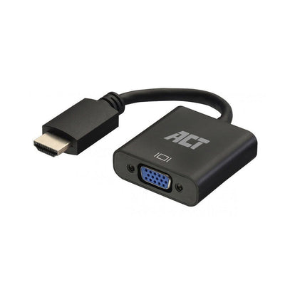 0.25 Meters, Hdmi-a Male To VGA Female Adapter, With Audio — image 1