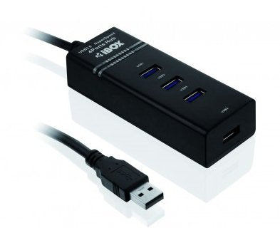 Hub I-box USB 3.0 4 Ports Black — image 1