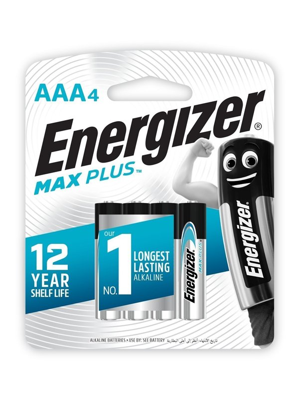 Energizer Max. Plus Aaa Battery Body Only Uso Alcalino