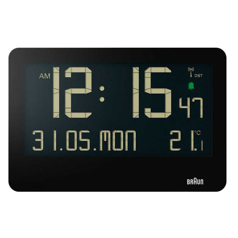 Braun Watch Wall Digital Bc 14 Radio Black