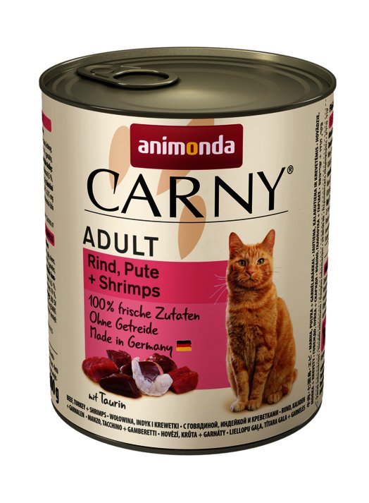Animonda Carny Adult Sabor: Ternera, Pavo 800G