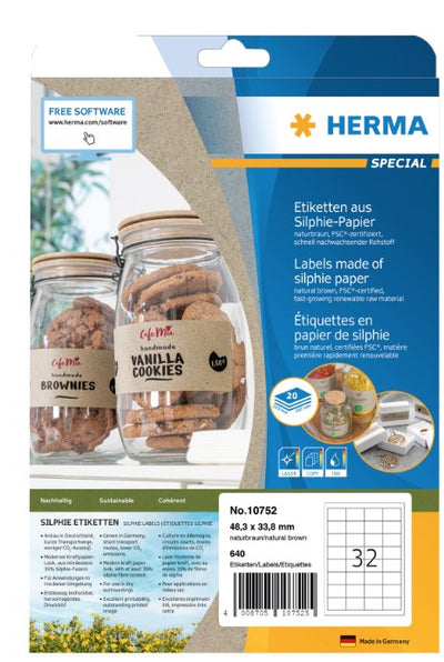 Herma Labels Silphie A4 20 Hojas 48.3X33.8 — image 1