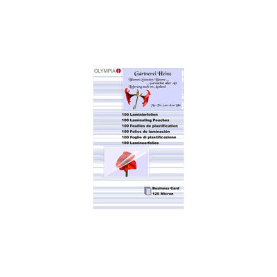 Olympia 9179 1X100 Case Laminated Cards Visita 125 Micras 9179 — image 1