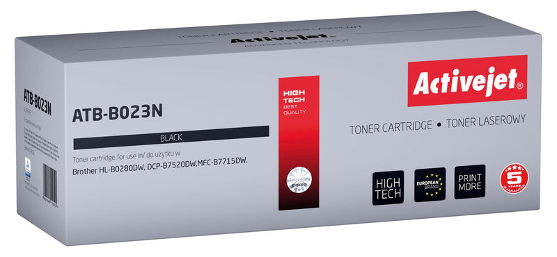 Activejet Toner Compatible Brother TN-B023 - Supreme - 2000 Páginas - Black