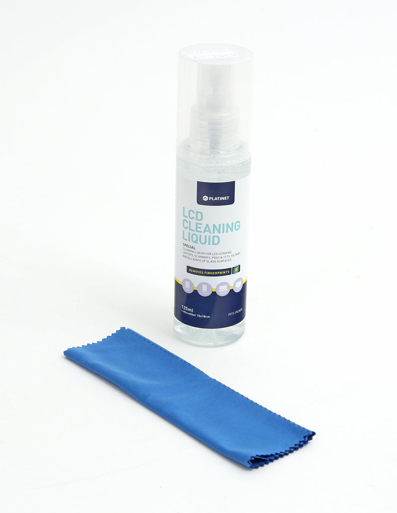 Platinet Kit Cleaning LCD Liquido + Microfibra
