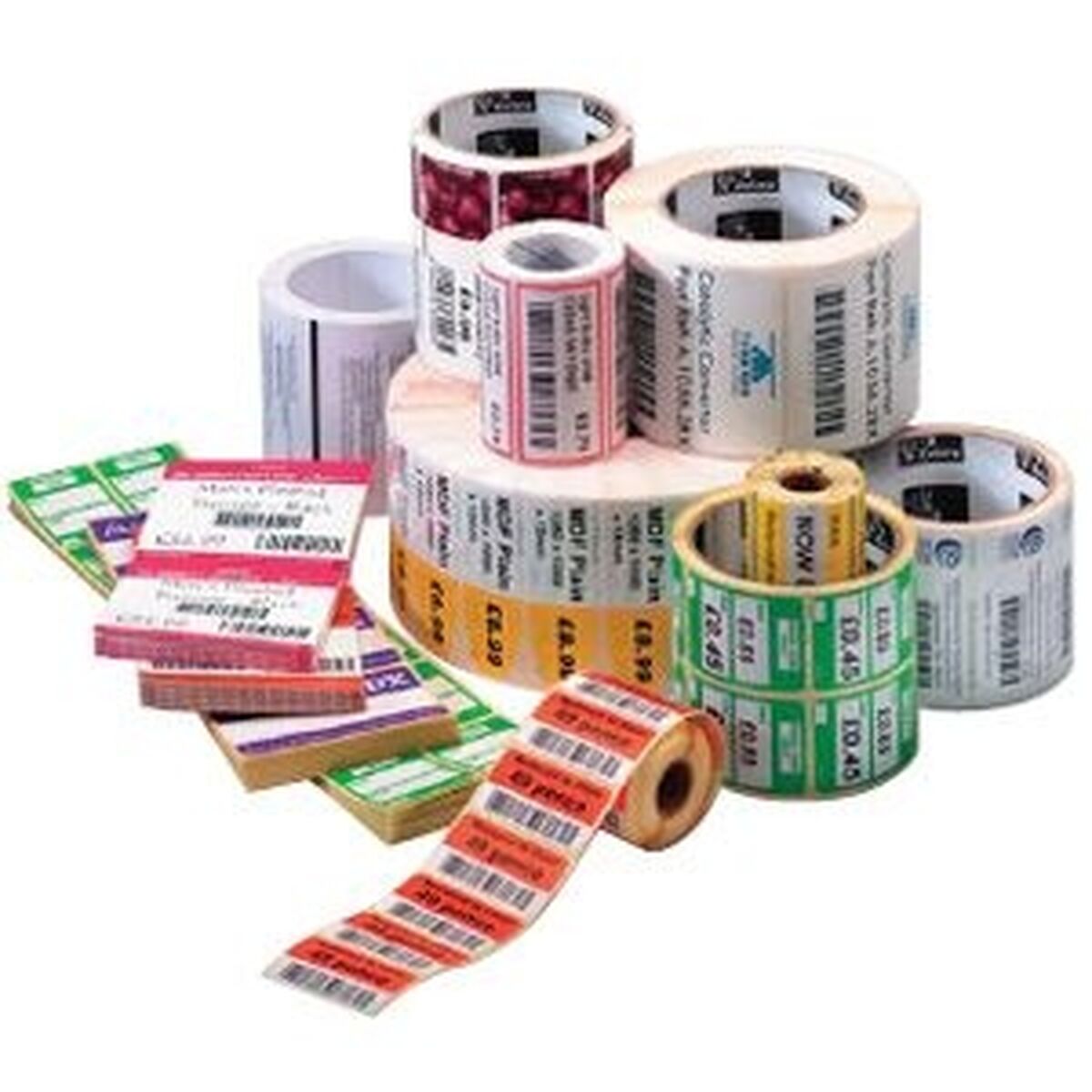 Zebra Printer Labels Zebra Select 2000D White Black Ø 25 Mm (12 Units)