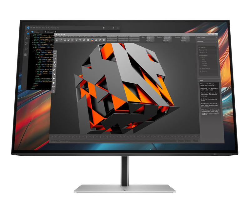 HP Monitor Professional Pro Serie 7 24' Wuxga Regulable Height Silver