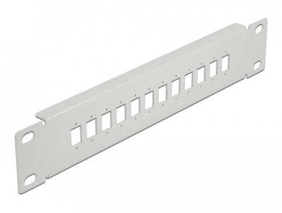 Delock 10 Lwl Patchpanel 12 Port Sc Simplex / Lc Duplex 1 He Grey — image 1