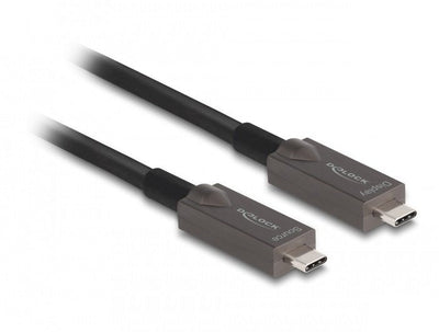 Delock USB Cable -c USB-C (st-st) 5M Black — image 1